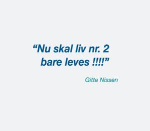 JEG FIK LIVET TILBAGE